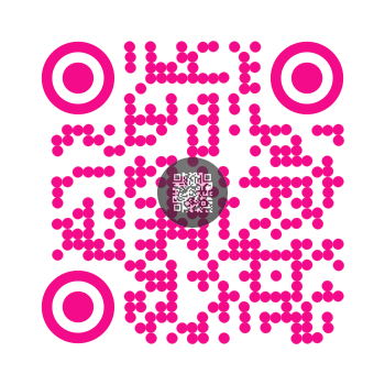 QR code to text with logo
